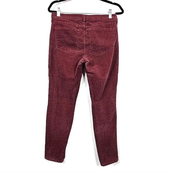J. Crew Factory Skinny Maroon Corduroy Pants - Picture 3 of 8
